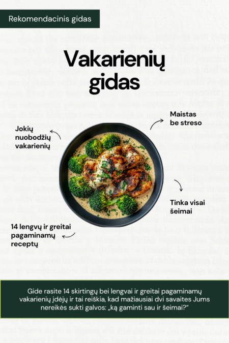 Vakarienių gidas - Svorio metimo maratonas