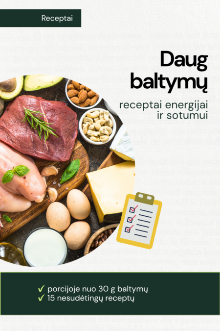 Daug baltymų - receptai energijai ir sotumui
